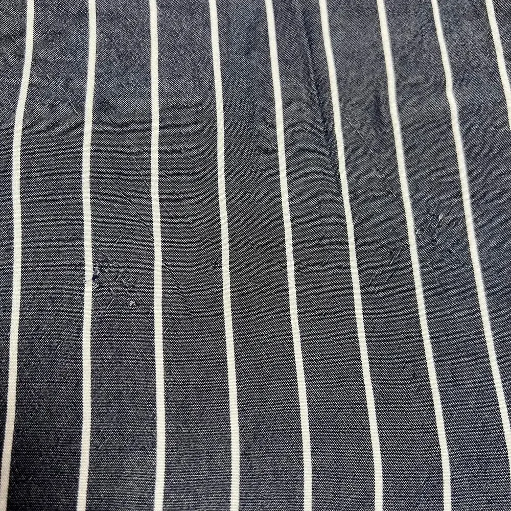 Old Navy V-Neck Stripe Cap Sleeve Blouse Size XXL Coastal Nautical Casual Party - Picture 10 of 11